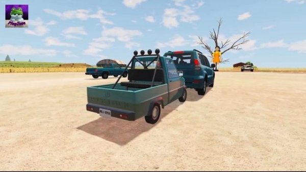 Игра в кальмара в BeamNG drive