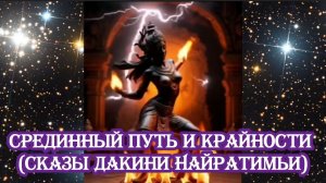 Срединный путь и крайности (Сказы дакини Найратимьи) 08.12.2025 🌚⚡🌞🔥🌙🙏