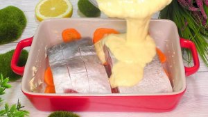 🔴Просто заливаю РЫБУ и в духовку! Не уступит во вкусе даже дорогим сортам рыбы!