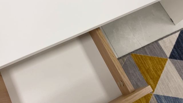 Сити-2 Стол письменный белый, дуб крафт золотой смотреть онлайн