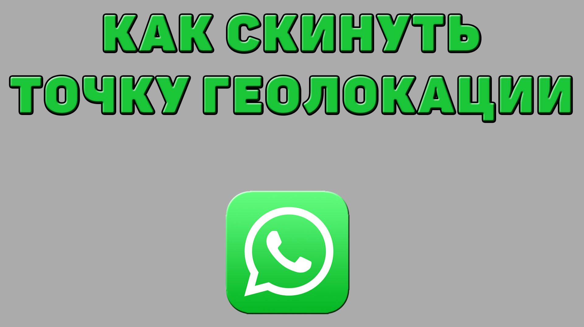 Как скинуть точку геолокации в Ватсапе смотреть онлайн