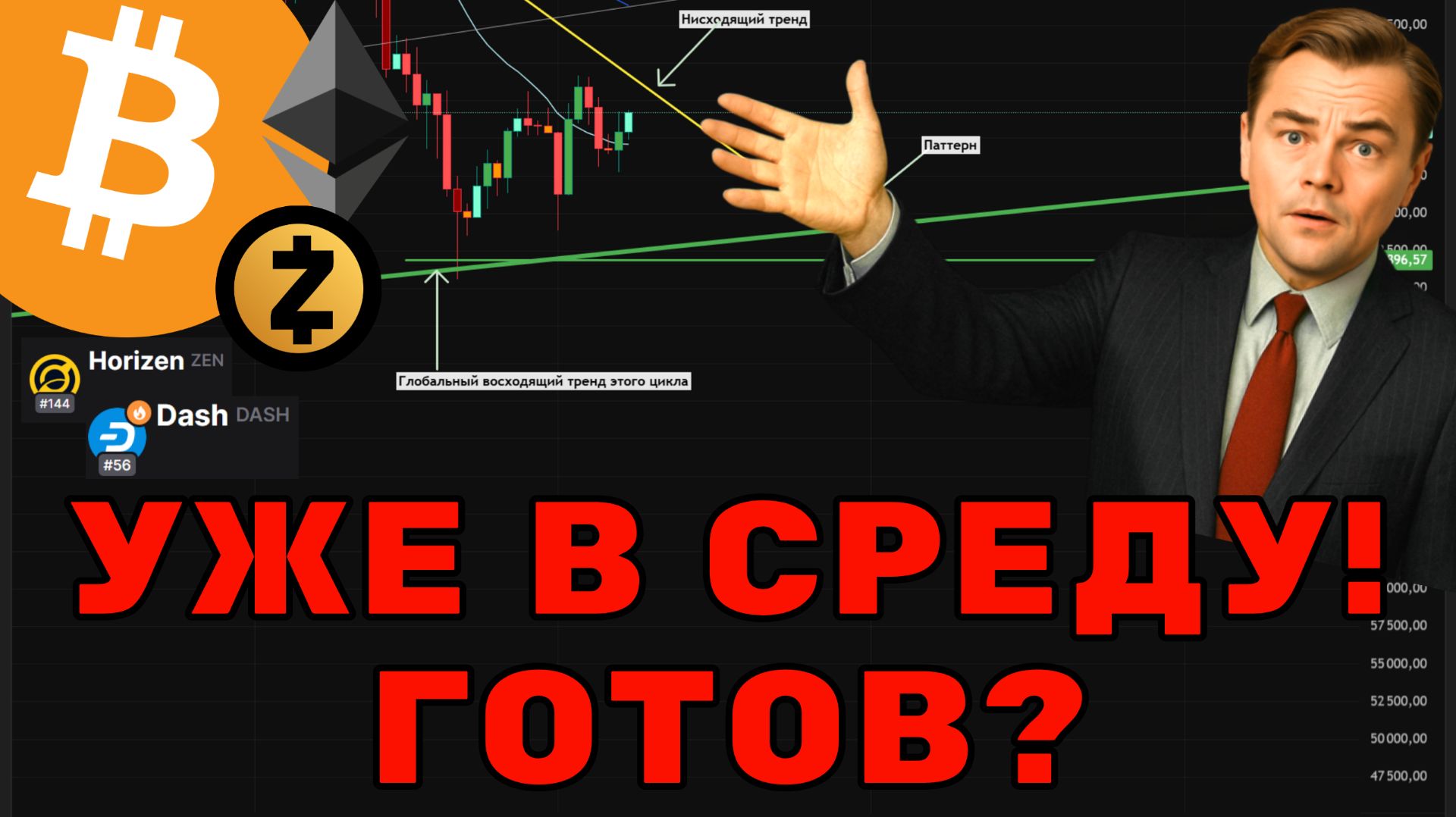 Актуальный прогноз по Биткоину, Ethereum и топовым альткоинам. смотреть онлайн