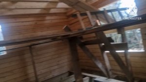 Дом из бруса естественной влажности. не профилированного. Обзор первого этапа работ под усадку.