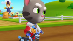 Мультики для детей Бегалки - Чемпион Том на велосипеде BMX Talking Tom Gold Run