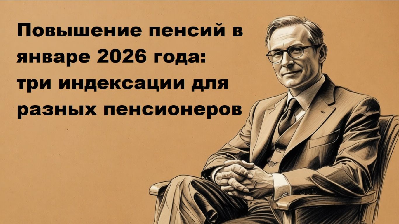 Повышение пенсий в январе 2026 года: три индексации для разных пенсионеров смотреть онлайн