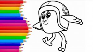 Ми-ми-мишки раскраска | Цыпа | Учим цвета | детям | Кеша и Тучка | Видео для детей