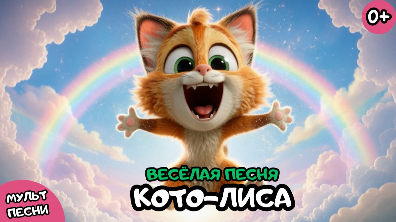 КОТО-ЛИСА 😻🦊 | Весёлый Мульт — Смешная Песенка и Танцы | Лучший 3D Мультик для Детей 2025
