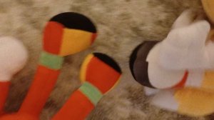 соник,тейлз,наклз,шедоу,сильвер,эми,эггман (океюшка)играют в футбол