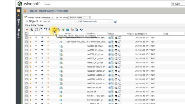 006 PTC Windchill PDMLink - Введение в интерфейс рабочей области. смотреть онлайн