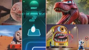 МУЛЬТИКИ: ТОМАС ПРОТИВ АВТОБУСА-ЧУДОВИЩА, ПОЕЗДА-ПАУКА И ДИНО-МАККУИНА 😱🚂🦖