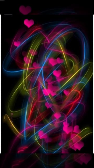 Цветной фон. Сердечки. смотреть онлайн