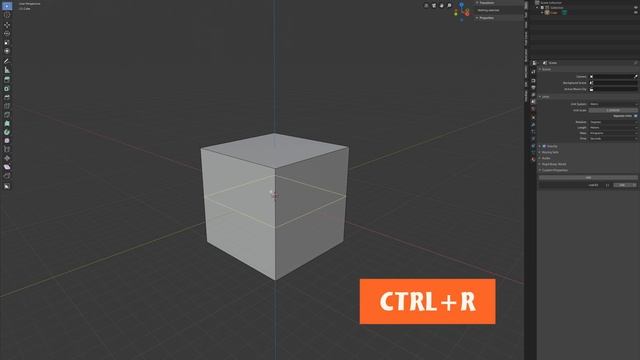 Maya и Blender 2.8 Урок 9. Наращивание граней.
