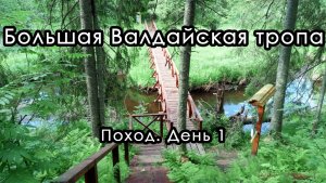 3-х дневный поход по Большой Валдайской тропе. День 1. Новгородская область.