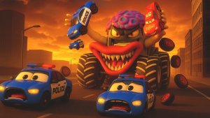 Машинки летают и прыгают! Развивающие мультики Машины помощники. Мультфильмы про машинки