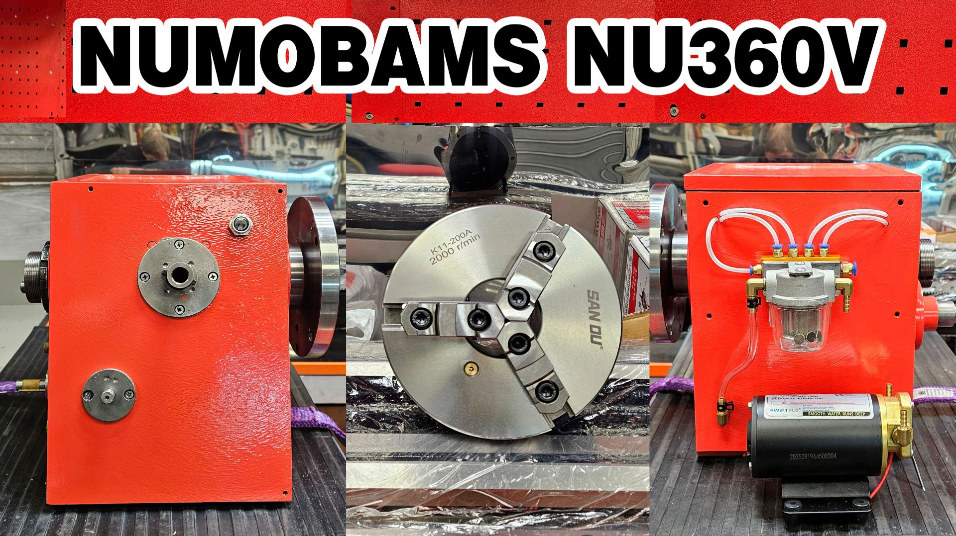 Токарный станок NUMOBAMS NU360V. Коробка, люнет, линейка, смазка, Sanou K11-200A. Часть 5 смотреть онлайн