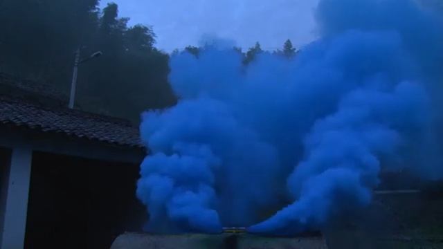 FPS031 цветной дым двойной СИНИЙ