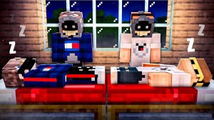 😨Никогда Не СПИ Друг Напротив Друга в Майнкрафт