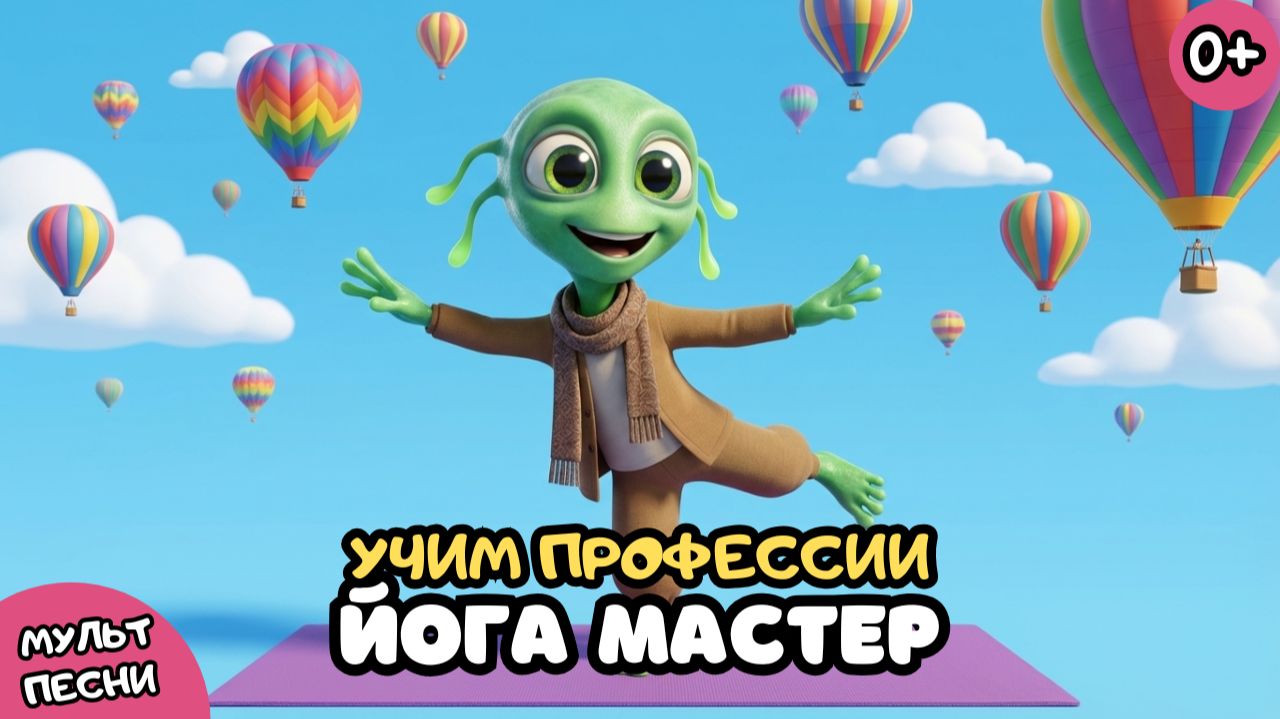 ИНОПЛАНЕТЯНИН СТАЛ ЙОГОМ? 🧘♂️ Смешной Мультик-Песня | Глюкси-Флюкси