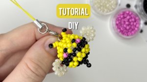 Самый подробный мастер-класс по изготовлению амигуруми пчёлки из бисера 🐝 | Пошаговое руководство