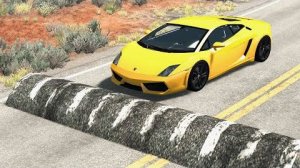 Автомобили против огромных лежачих полицейских – BeamNG.Drive