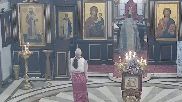 08.12.2025 Божественная Литургия. Понедельник. Седмица 27-я по Пятидесятнице. смотреть онлайн