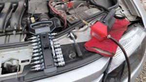 ТО 213635км. Откачка старого масла из двигателя F4R, китайским насосом, через щуп