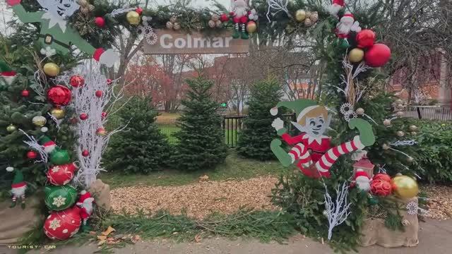 🇫🇷 Пешая экскурсия по Колмару, сказочной деревне Франции, 4K смотреть онлайн