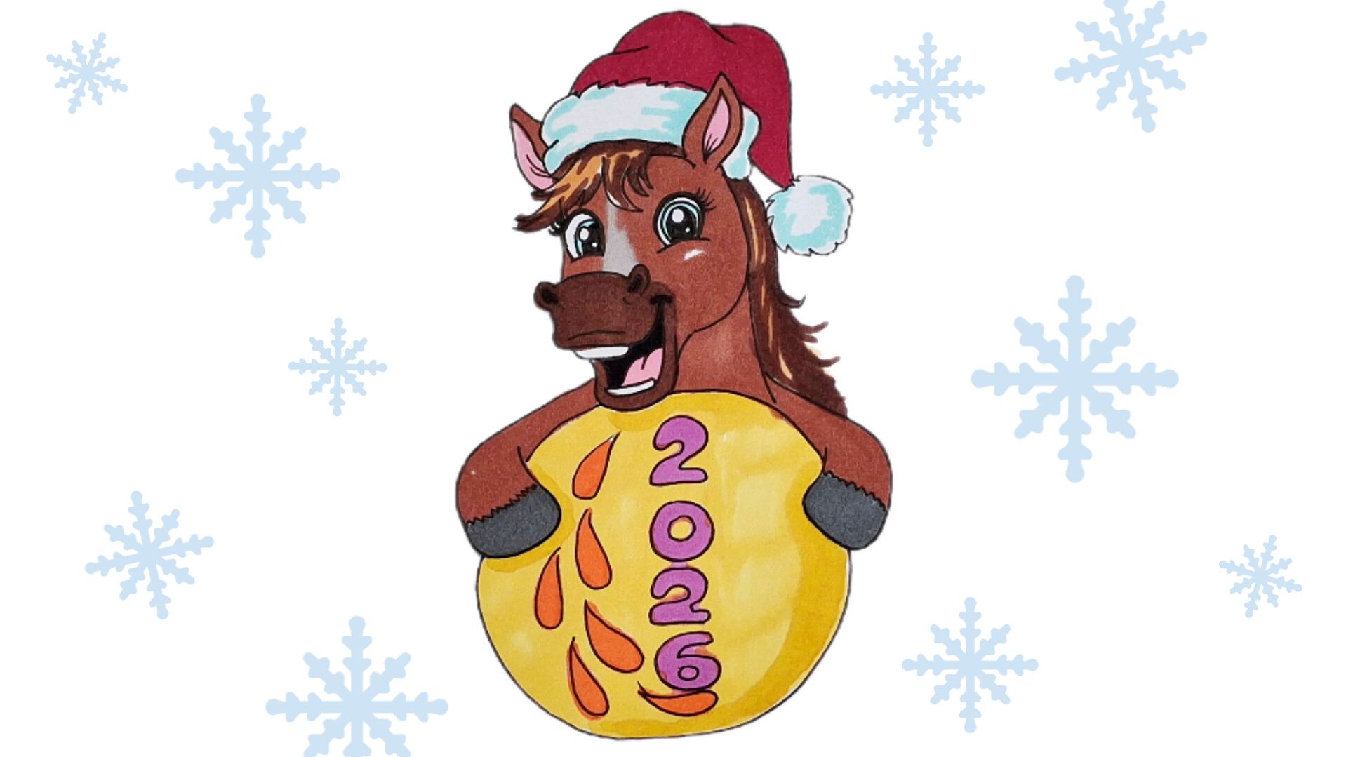 Рисуем Лошадь символ 2026 года смотреть онлайн