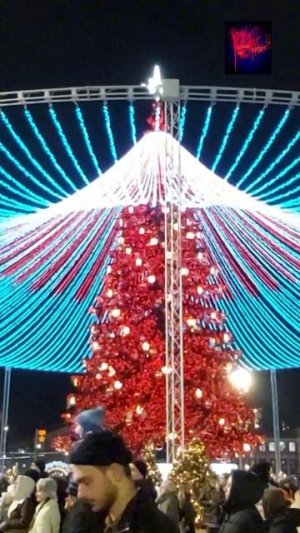 Тула. Главная Новогодняя Ёлка 2026. Открытие. Ёлка самая большая в России. 32 метра. Рекорд Гиннеса.