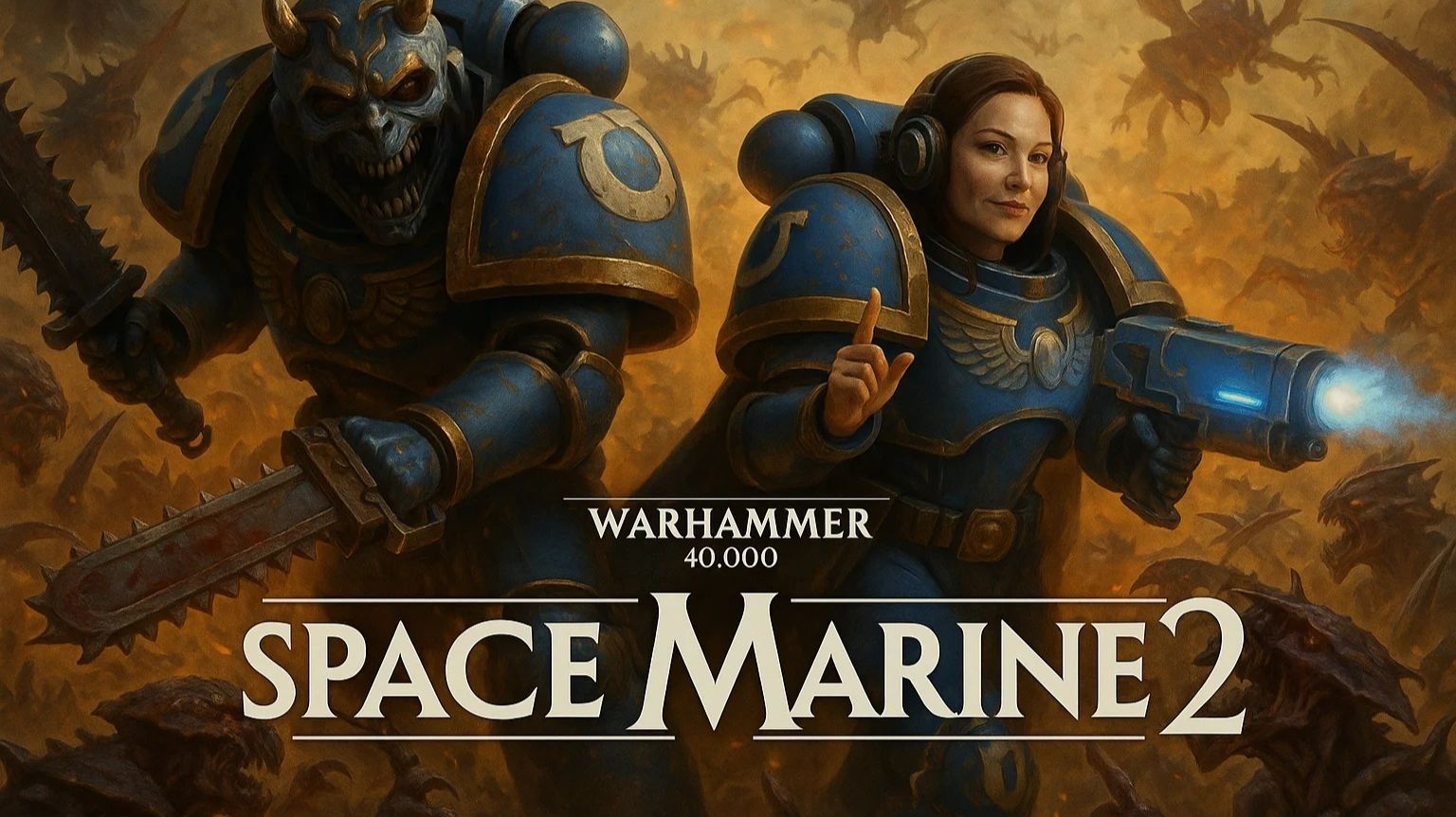 Warhammer 40,000: Space Marine 2 Двойной кооп !!! #2