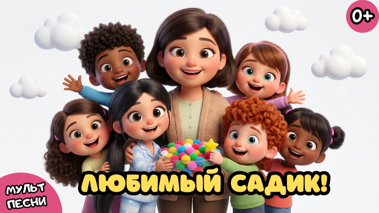 МОЙ ЛЮБИМЫЙ САДИК ❤️ Весёлые песенки и мультики для детей про дружбу и игры