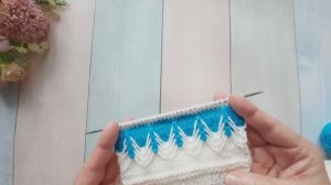 Замечательный двухцветный узор...