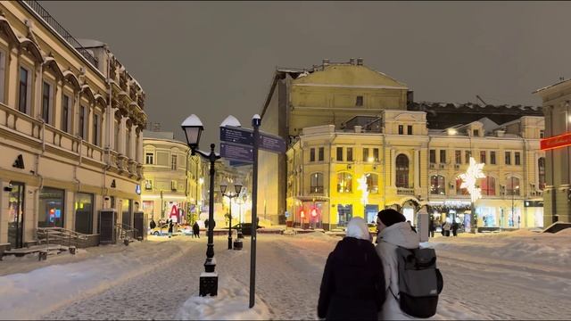 СВЕТ И СНЕГ ✨ Прогулка по вечерней Москве которую ты запомнишь смотреть онлайн