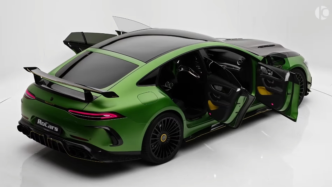 Mersedes AMG GT63 S Performance. Интерьер и экстерьер.