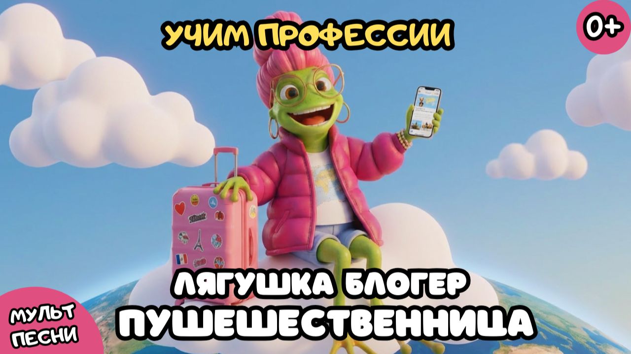 🌏🦋 ЛЯГУШКА КВАША В ПАРИЖЕ, БАЛИ, ЛОНДОНЕ, КИТАЕ И РИМЕ! 🐸✈️ Путешествие Блогера | Мульт Песенка