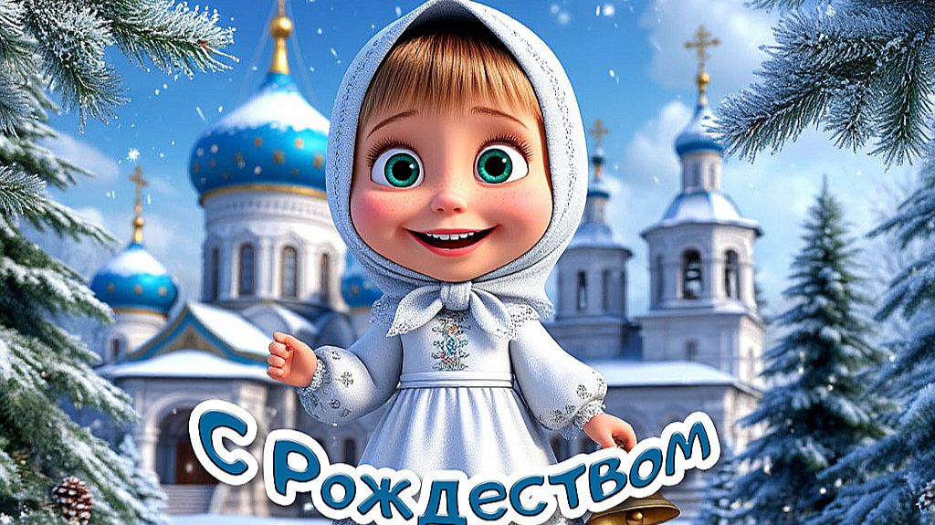 С Рождеством Христовым! Красивое Поздравления С Рождеством от Маши