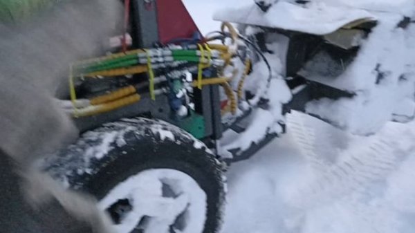 Снег не отступает 😉