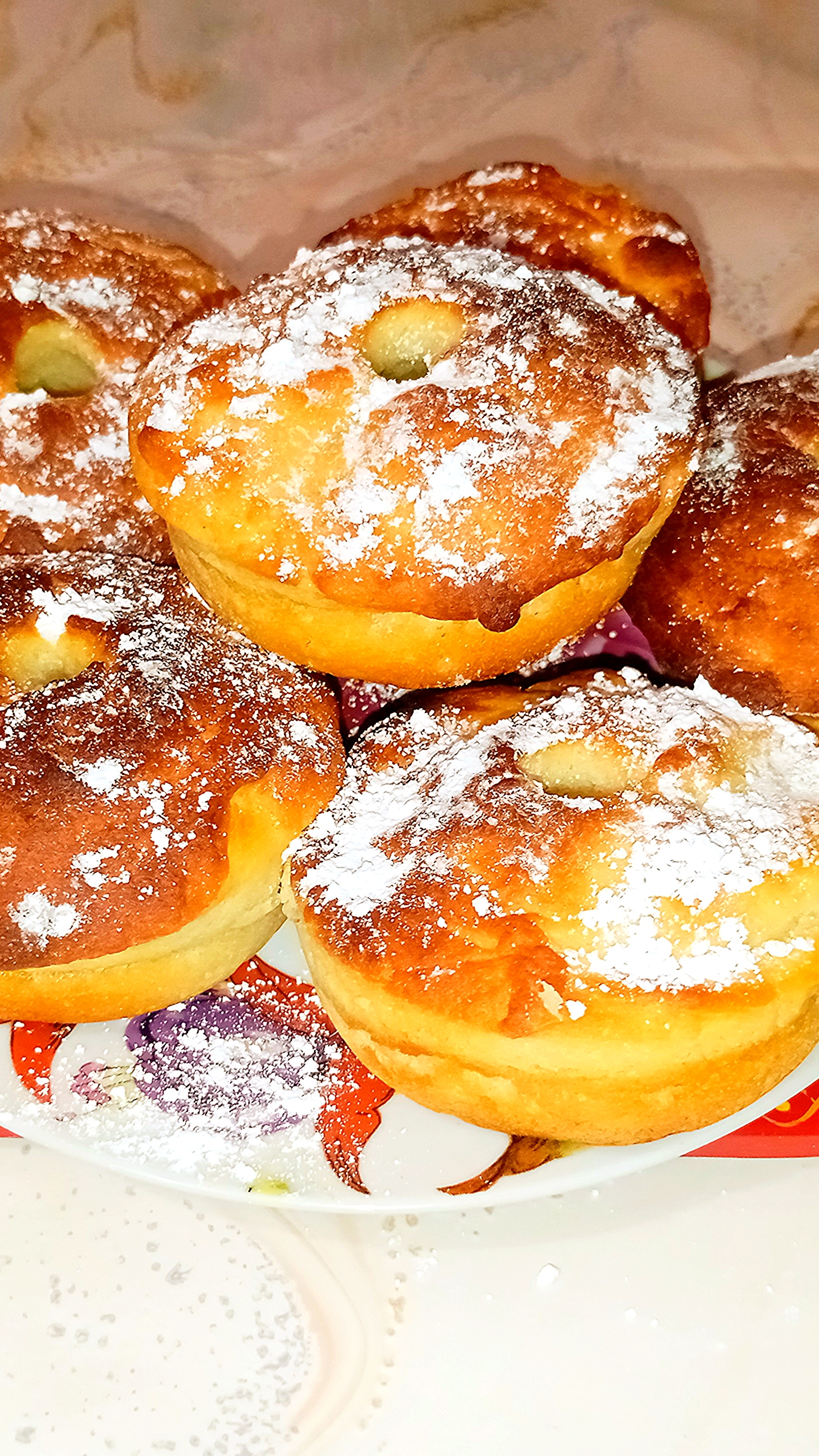 Яблочные донаты - быть к чаю всегда рады!#еда#кулинария#рецепты#вкусно#готовимдома