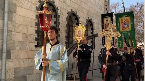 Праздничный Крестный ход в день памяти св. великого Александра Невского смотреть онлайн