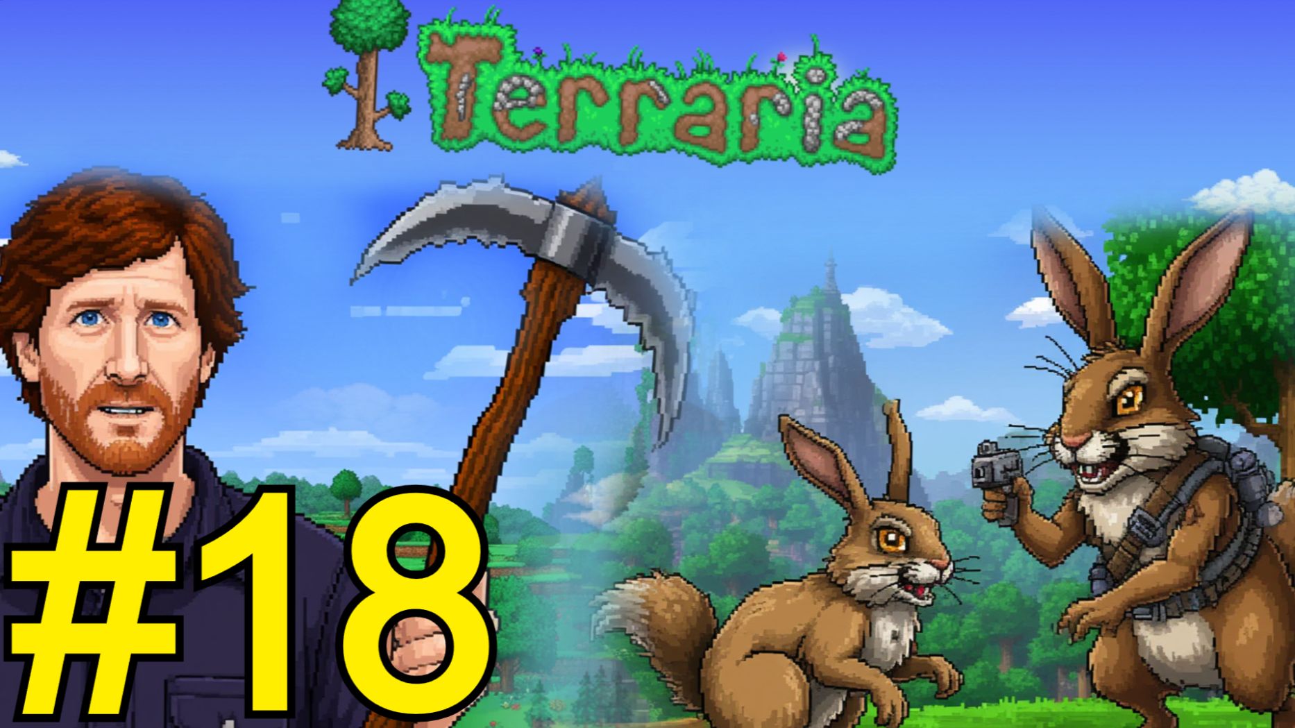 Terraria Прохождение(2025) ч18 Копаем в снегах и вертушка от скелета смотреть онлайн