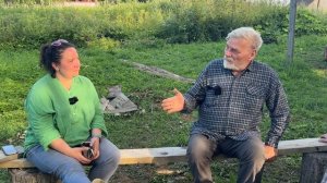 Беседа с преподавателем и хранителем традиции Игорем Евгеньевичем Петровым в Линёво, июль 2025.