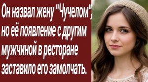 Истории для Вас/Он назвал жену «Чучелом», но её появление с другим мужчиной.../Жизненные истории