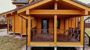 «Реализованный проект: двухэтажный дом из клееного бруса от Wood House»