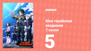Моя геройская академия 7 сезон 5 серия (аниме-сериал, 2024)