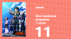 Моя геройская академия 7 сезон 11 серия (аниме-сериал, 2024)