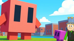 ОББИ большой МАЛЕНЬКИЙ но мы были КУБИКАМИ! Побег с подругой связанные одной веревкой!