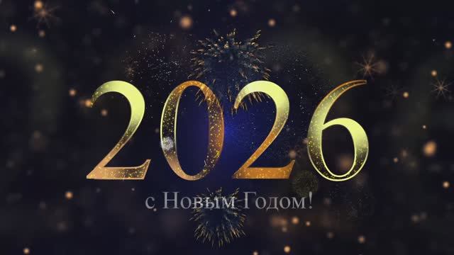 Новогодний футаж-с Новым 2026 годом! смотреть онлайн