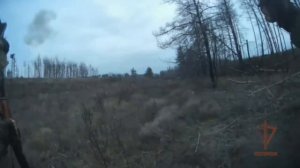 Наш боец на Харьковском направление сбил вторым выстрелом FPV дрон ВСУ