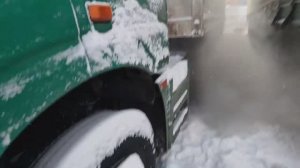 [159] Запуск Камаз 5490 в мороз -30° ｜ Кострома- быстрая погрузка