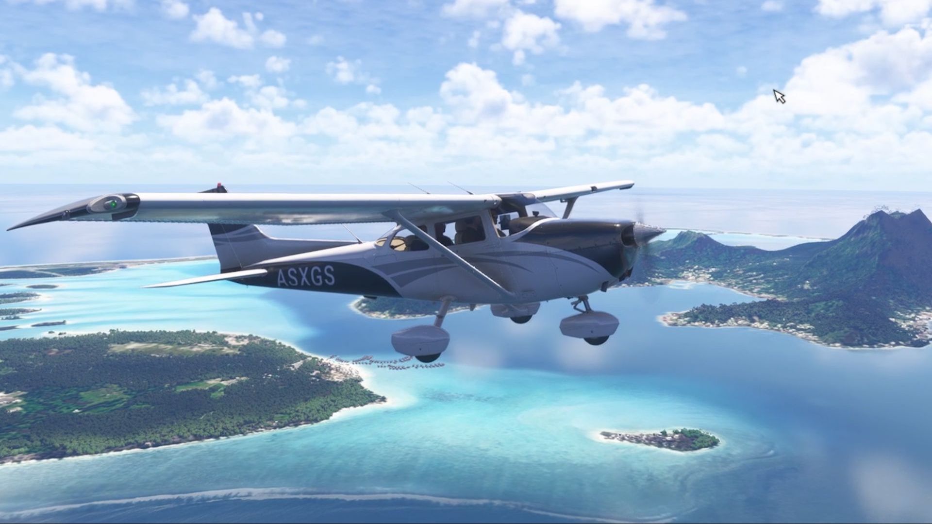 Купил самолет, карьера пилота Microsoft Flight Simulator 2024, вылет из Бора бора над тихим океаном